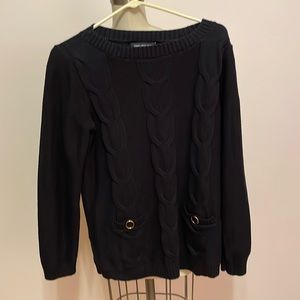 Women’s Black Sweater Jones New York Sz Large